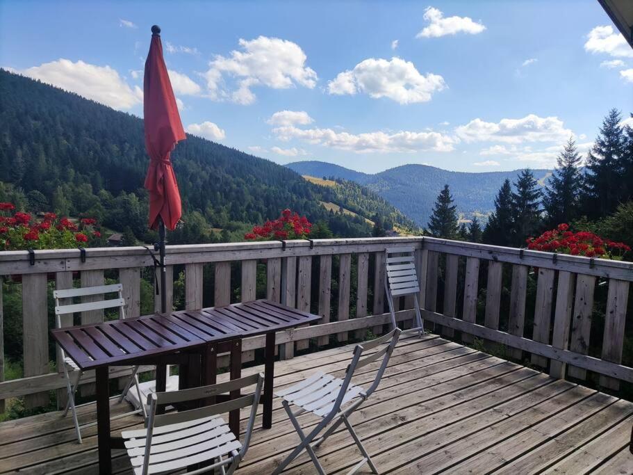 Maison De Montagne Vue Magnifique Ventron Exterior foto
