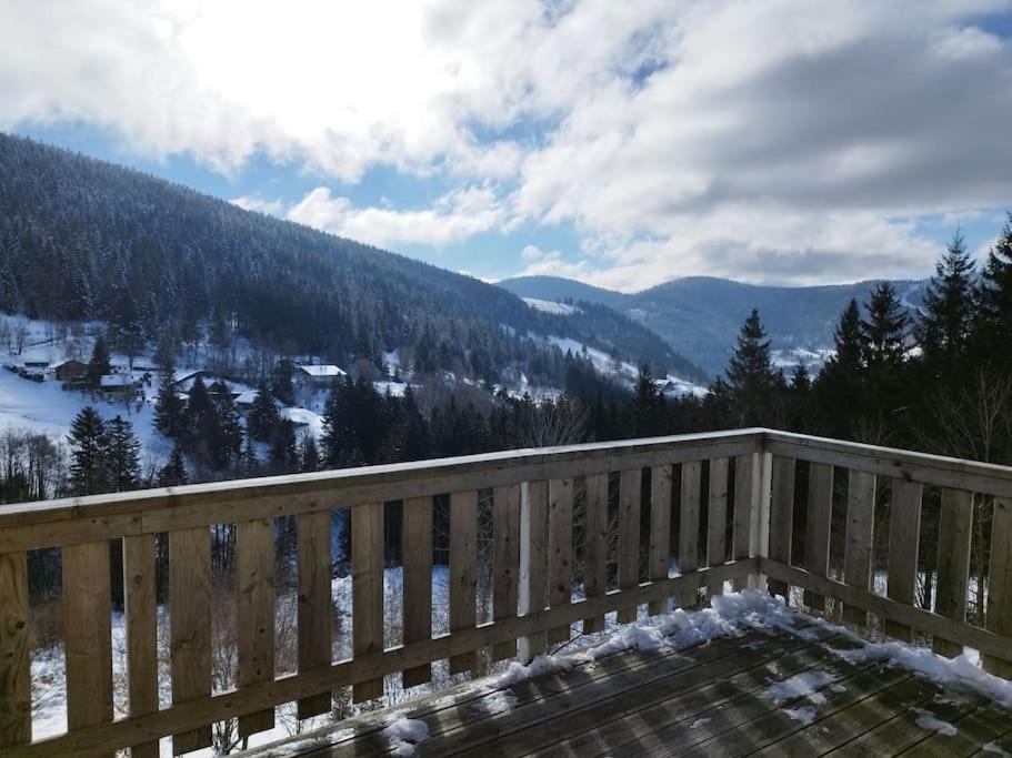 Maison De Montagne Vue Magnifique Ventron Exterior foto